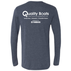 Open image in slideshow, Quality Boats - Service Triblend Long Sleeve
