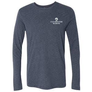 Open image in slideshow, Clearwater Marine - Service Triblend Long Sleeve

