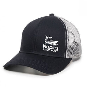 Open image in slideshow, Naples Boat Mart - Retail Snapback Hat (72 MOQ)
