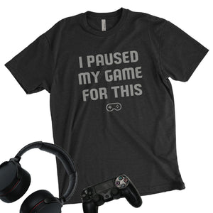 Open image in slideshow, Weez &amp; Ding&#39;s | Paused My Game T-Shirt
